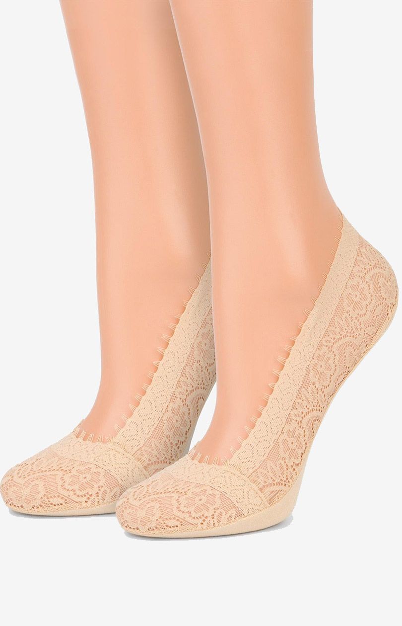 Marilyn 2-pak stopki koronkowe beżowe Comfort Lace, Kolor naturalny, Rozmiar 35-37, Marilyn - Primodo.com