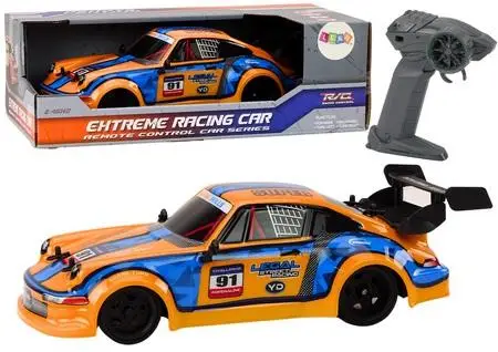 Auto sportowe RC 1:16 pomarańczowe - Leantoys