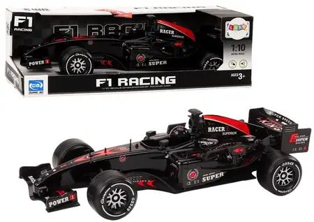 Wyścigówka F1 z napędem 1:10 czarna - Leantoys