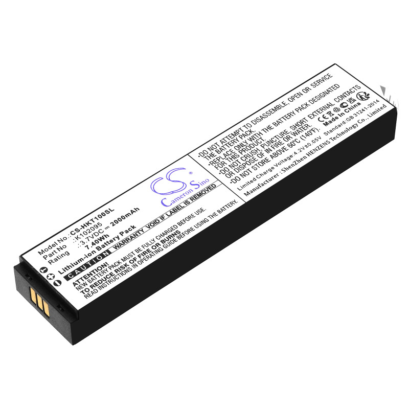 Hook-Eye T01 / K102095 2000mAh 7.40Wh Li-Ion 3.7V (Cameron Sino)