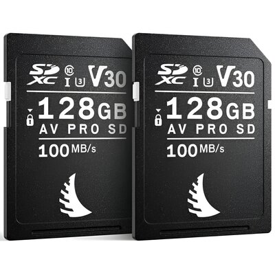 Karty pamięci ANGELBIRD AV Pro SDXC 128GB Match Pack do Canon (2 szt.) MPCAAVP128SDV30