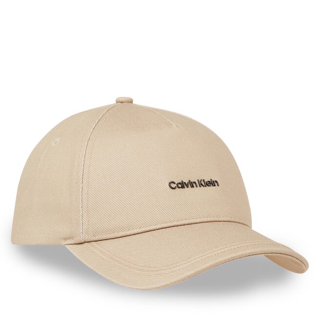 Czapka z daszkiem Calvin Klein Metal Lettering Bb Cap K50K511999 Beżowy