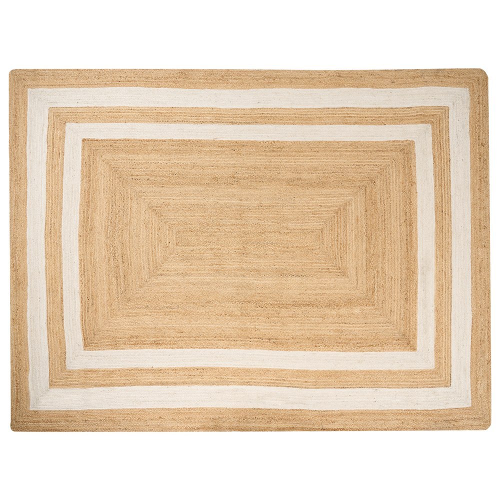 Dywan z juty 300 x 400 cm beżowy GEMEREK