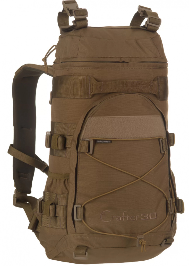 Plecak Wisport Crafter 30 Cordura Coyote Molle Brązowy
