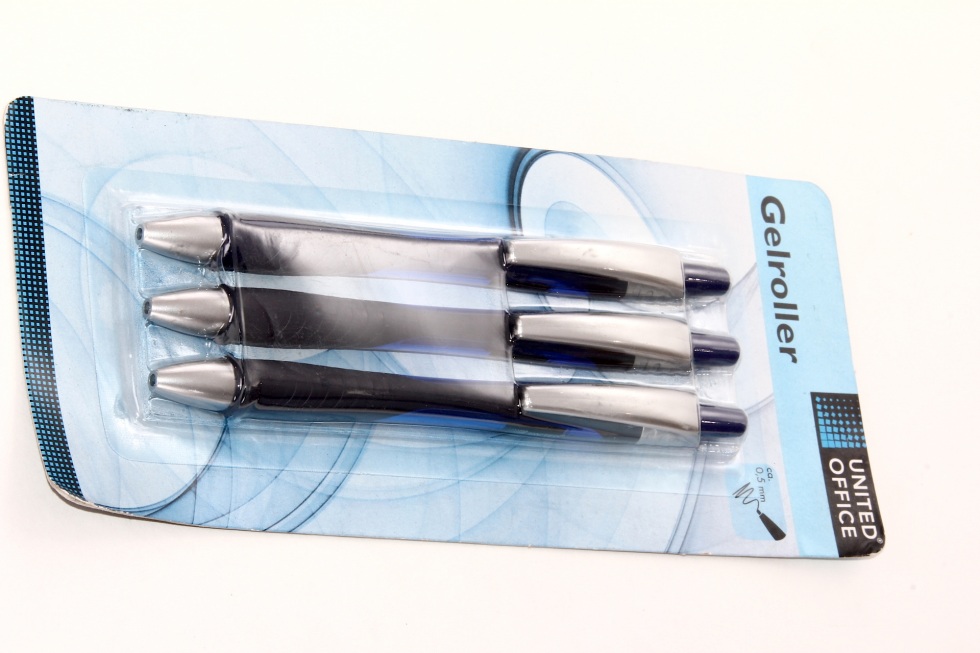 Rewe Przybory do pisania Długopis 3 szt Gelroller