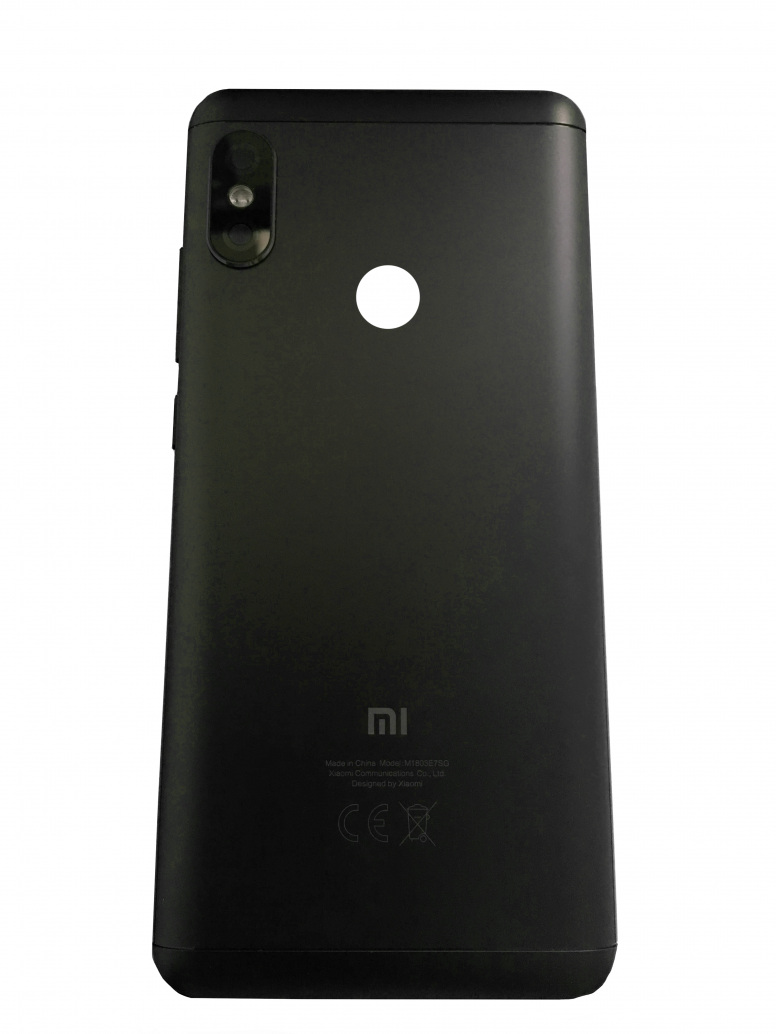 część serwisowa Xiaomi Redmi Note 5 Black Tylna Obudowa
