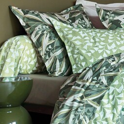 Blanc Des Vosges Poszewka perkalowa Botanico Kaki