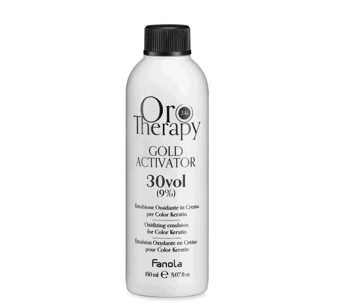 Fanola Oro Therapy, kremowy aktywator 30 vol. 9%, 150ml