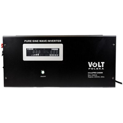 PRZETWORNICA VOLT POLSKA SINUSPRO-2400W 12V 1600/2400W
