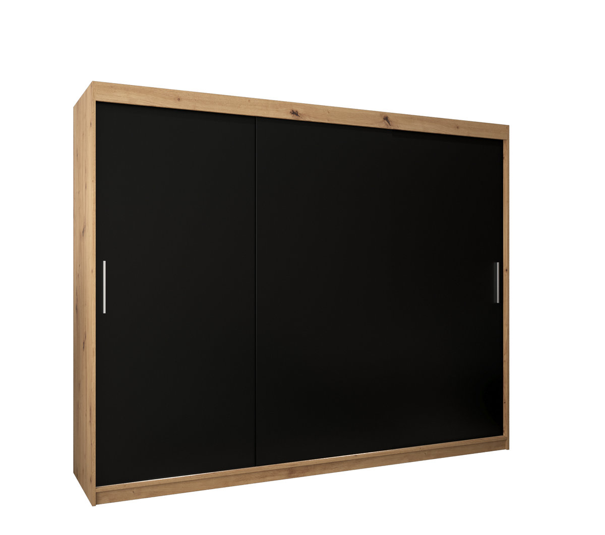 Szafa przesuwna garderoba TOKYO 250 gł. 62 Artisan / Czarny