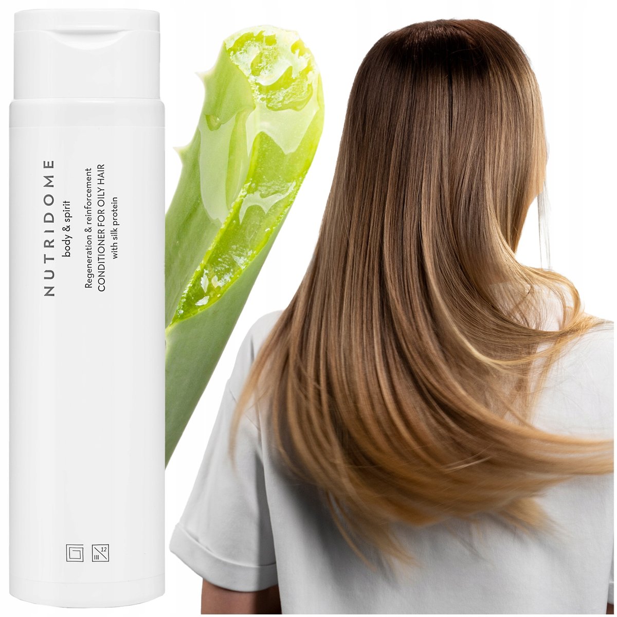 Nutridome, Odżywka Do Włosów Przetłuszczających Się Pantenol Aloes, 250ml