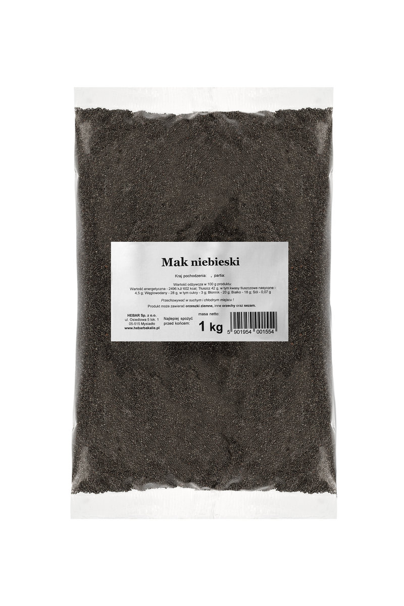 HURT Mak niebieski 1kg