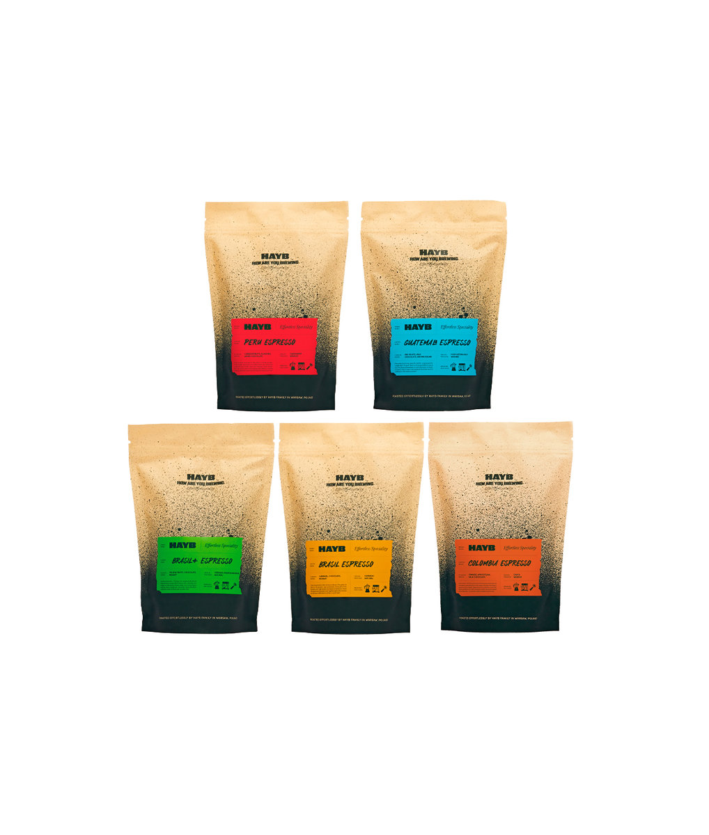 HAYB Single Origin Espresso Starter Pack – zestaw kaw do espresso