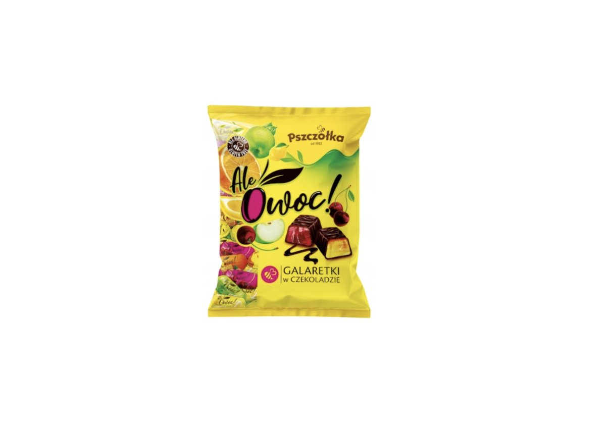 Galaretki Ale Owoc w czekoladzie Pszczółka 1000 g 1 kg