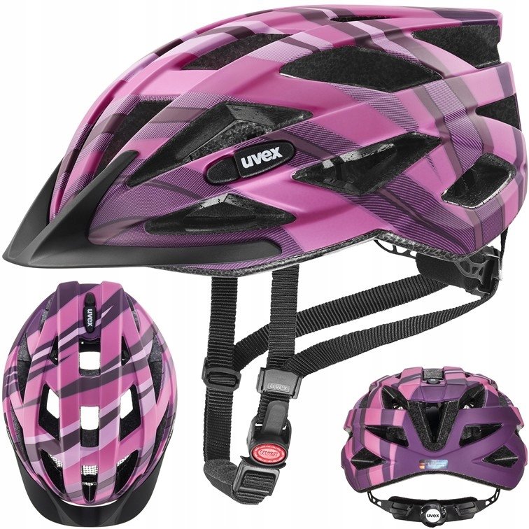 KASK ROWEROWY UVEX AIR WING CC, r. 52-57 cm, pink
