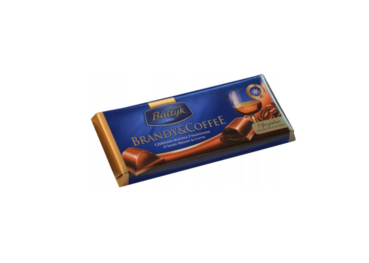 Czekolada mleczna Brandy&Coffee Bałtyk 145 g
