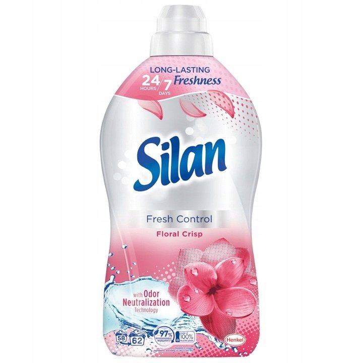 Silan Fresh Control Floral Crisp Płyn do płukania 62 prania 1,36 ml