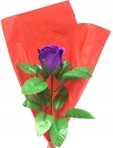 MYDLANA RÓŻA FIOLETOWA na prezent upominek podziękowanie urodziny pani box