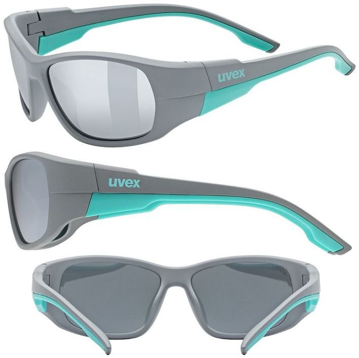Okulary przeciwsłoneczne dziecięce UVEX Sportstyle 514 grey matt/mirror silver WYSYŁKA W 24H 30 DNI NA ZWROT