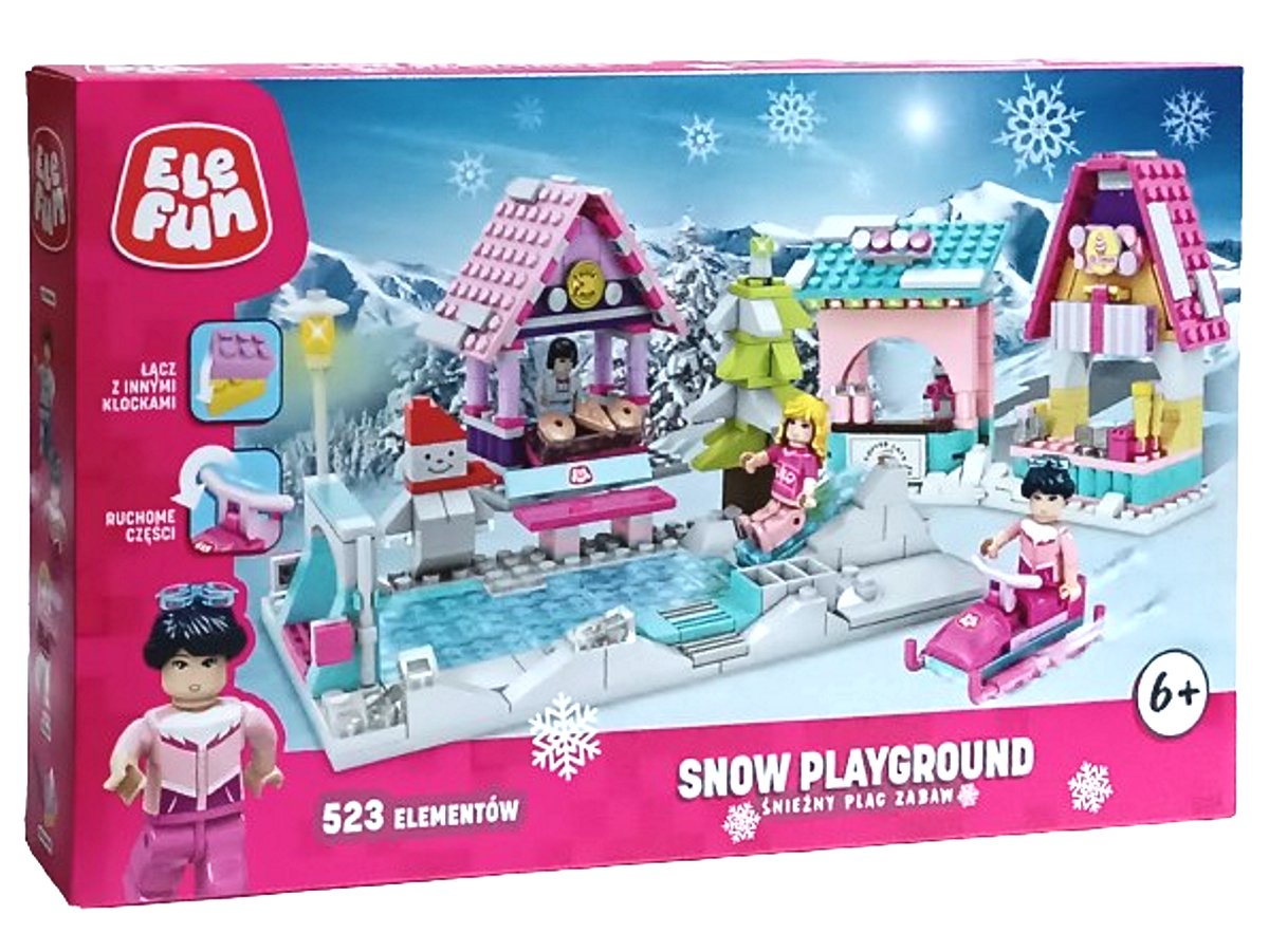 Klocki Elefun Snow Playground  Śnieżny plac zabaw