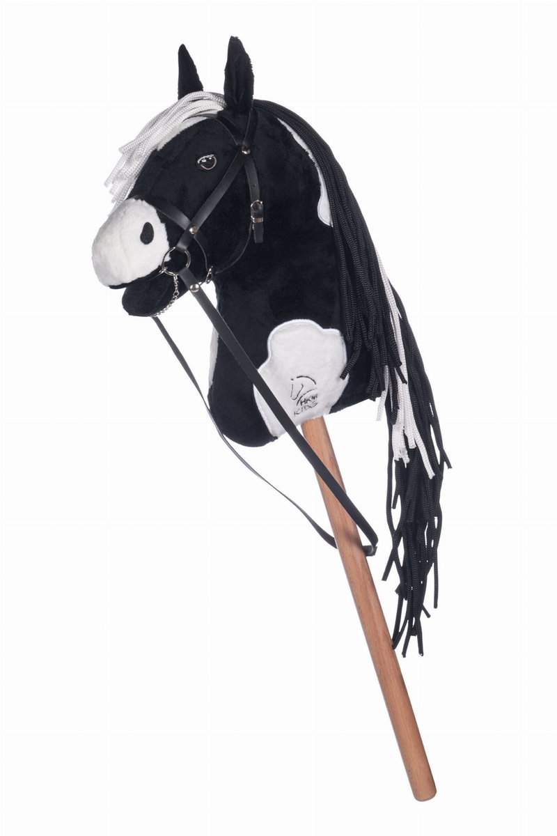 Konik na patyku HKM Hobby Horse kolor: czarny/biały