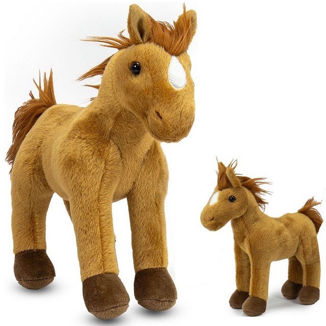 Koń + konik milutkie przytulanki zwierzątka zestaw  wys.40cm