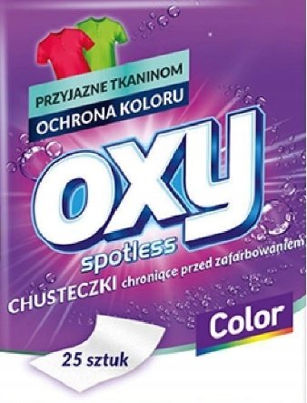OXY SPOTLESS Chusteczki chroniące przed zafarbowaniem 25 szt.