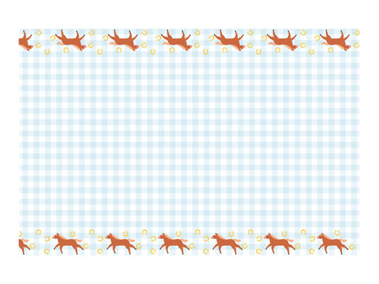 Obrus papierowy konie 180x120 cm