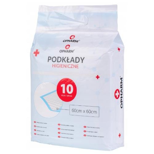 OPHARM Chłonne podkłady higieniczne 60x60cm, 10szt.