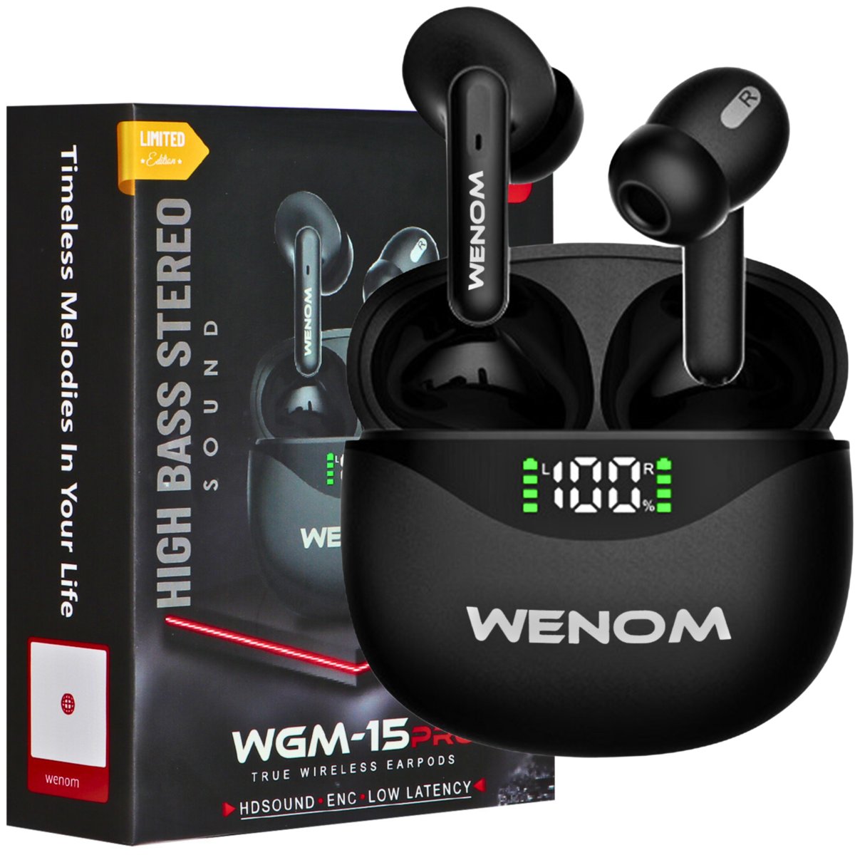 WENOM 15PRO Enc TWS BT 5.3