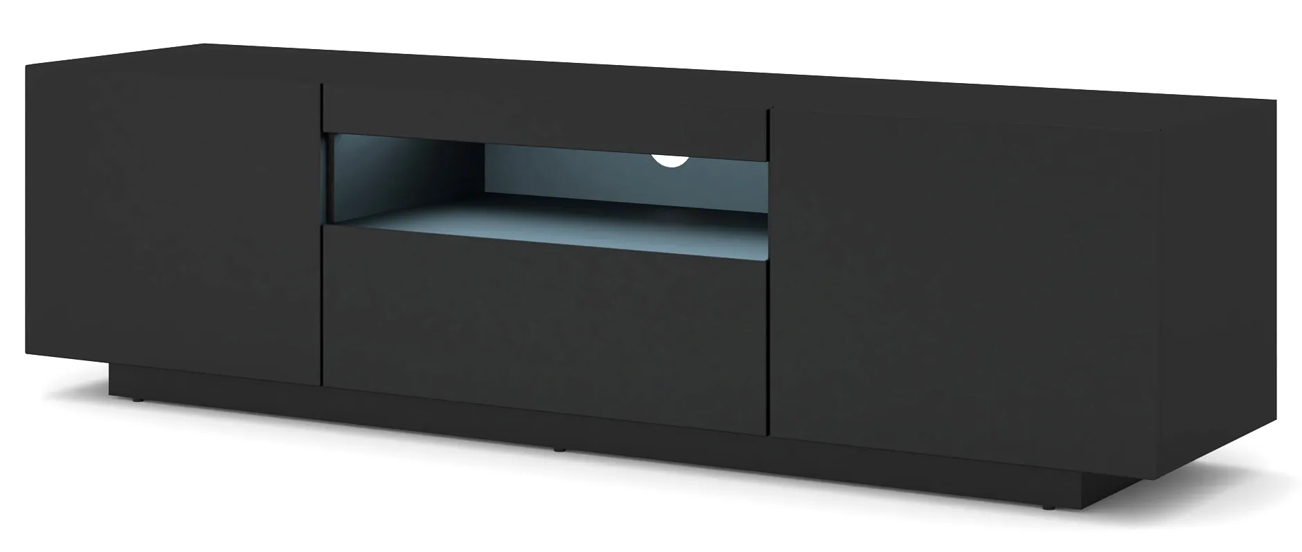 Stojąca Lub Czarny Wisząca Szafka Pod Tv Mat L4-H63