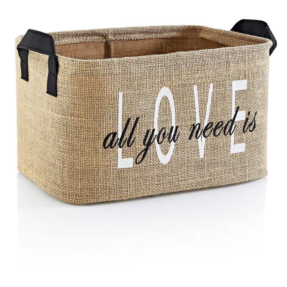 Koszyk do przechowywania z juty 30x22x30 cm – Mioli Decor