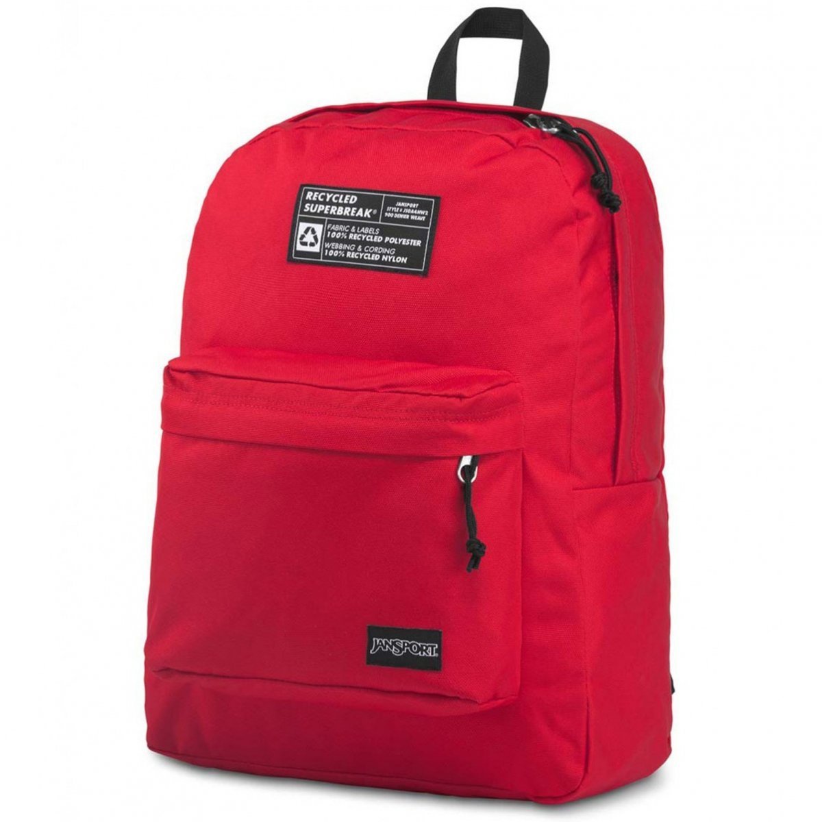 Jansport Plecak Szkolny Sportowy Czerwony Recycled Superbreak Js0A4Nw25Xp