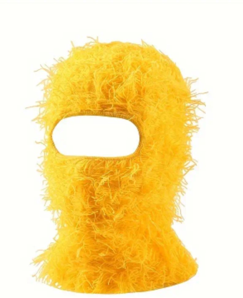 Kominiarka balaklawa żółta cheetos yeat maska drill streetwear