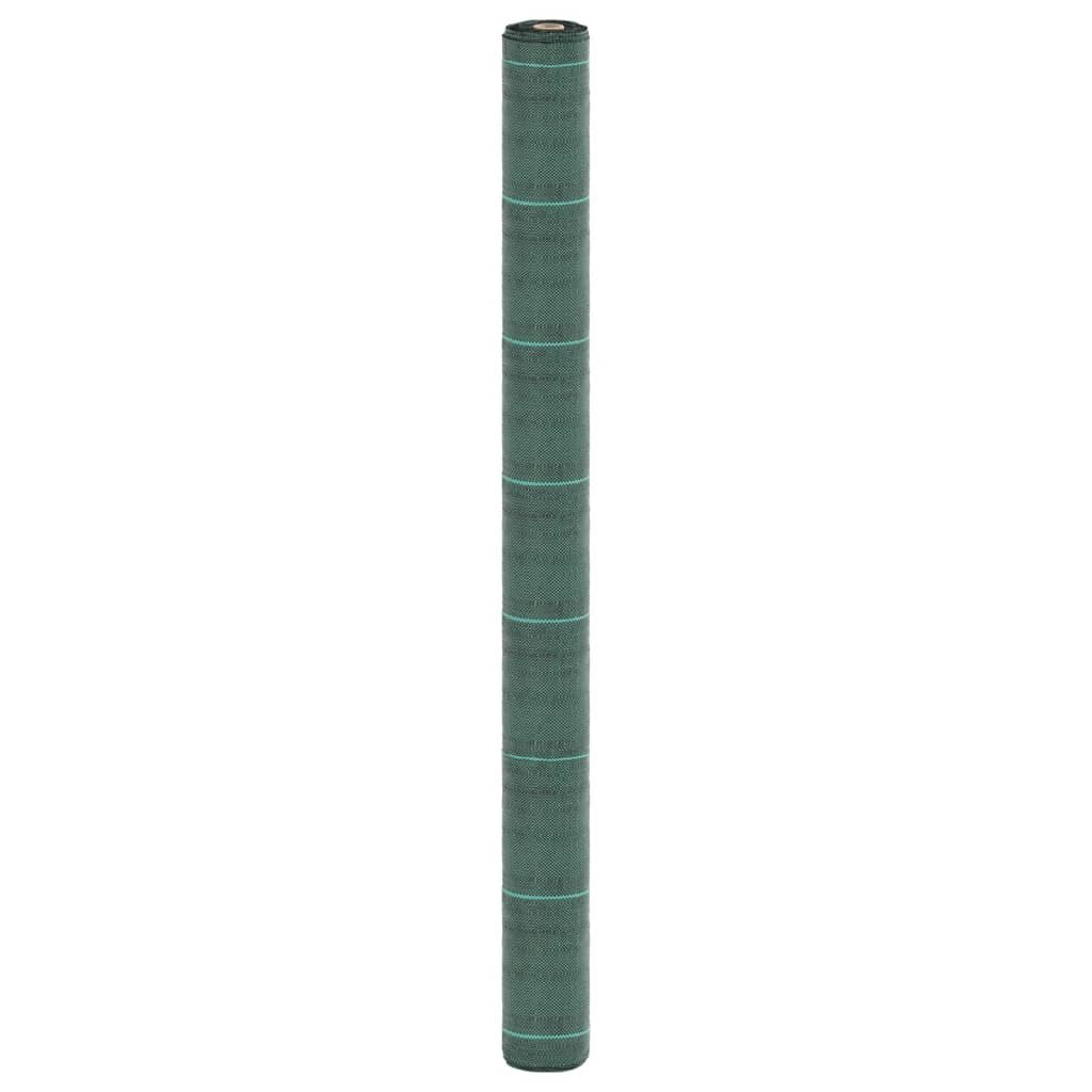 vidaXL Agrowłóknina antychwastowa, zielona, 1,5x100 m, PP