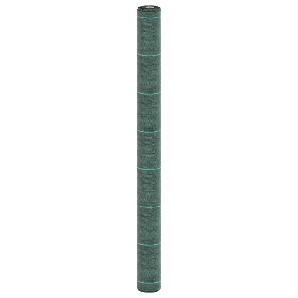 vidaXL Agrowłóknina antychwastowa, zielona, 1,5x150 m, PP