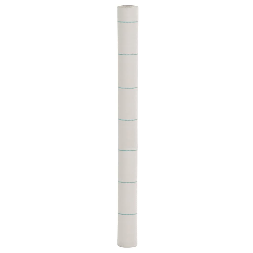 vidaXL Agrowłóknina antychwastowa, biała, 1,5x150 m, PP