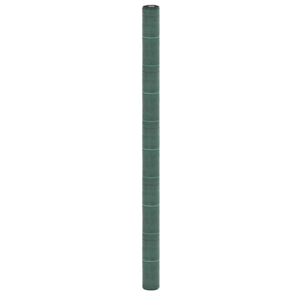 vidaXL Agrowłóknina antychwastowa, zielona, 2x150 m, PP