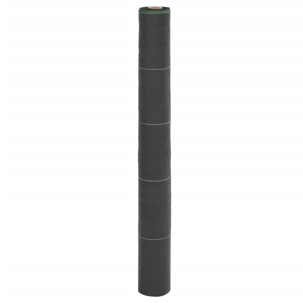 vidaXL Agrowłóknina antychwastowa, czarna, 1x25 m, PP