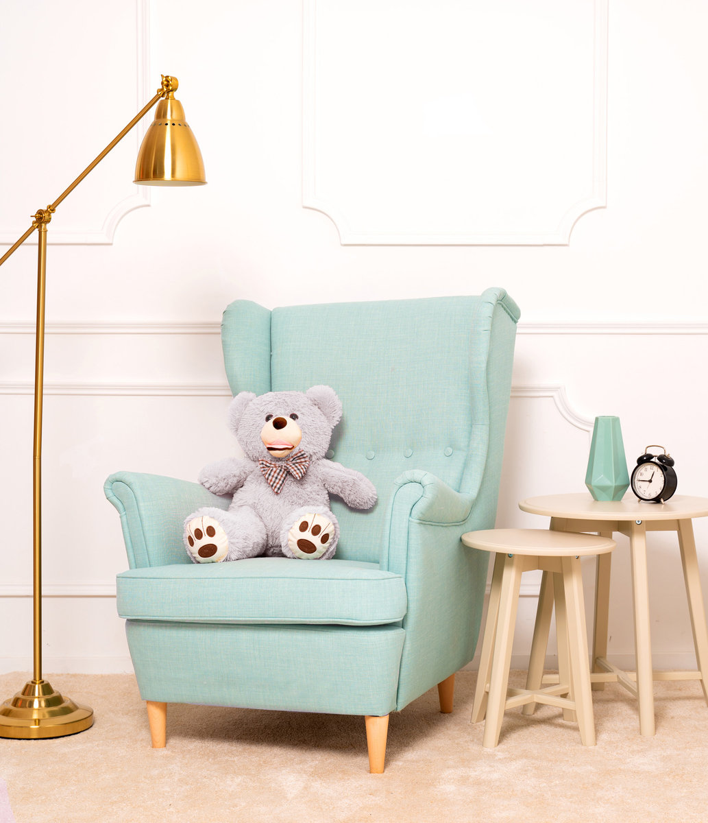 Miś Gustaw, Miś Amigo, Szary, 70cm