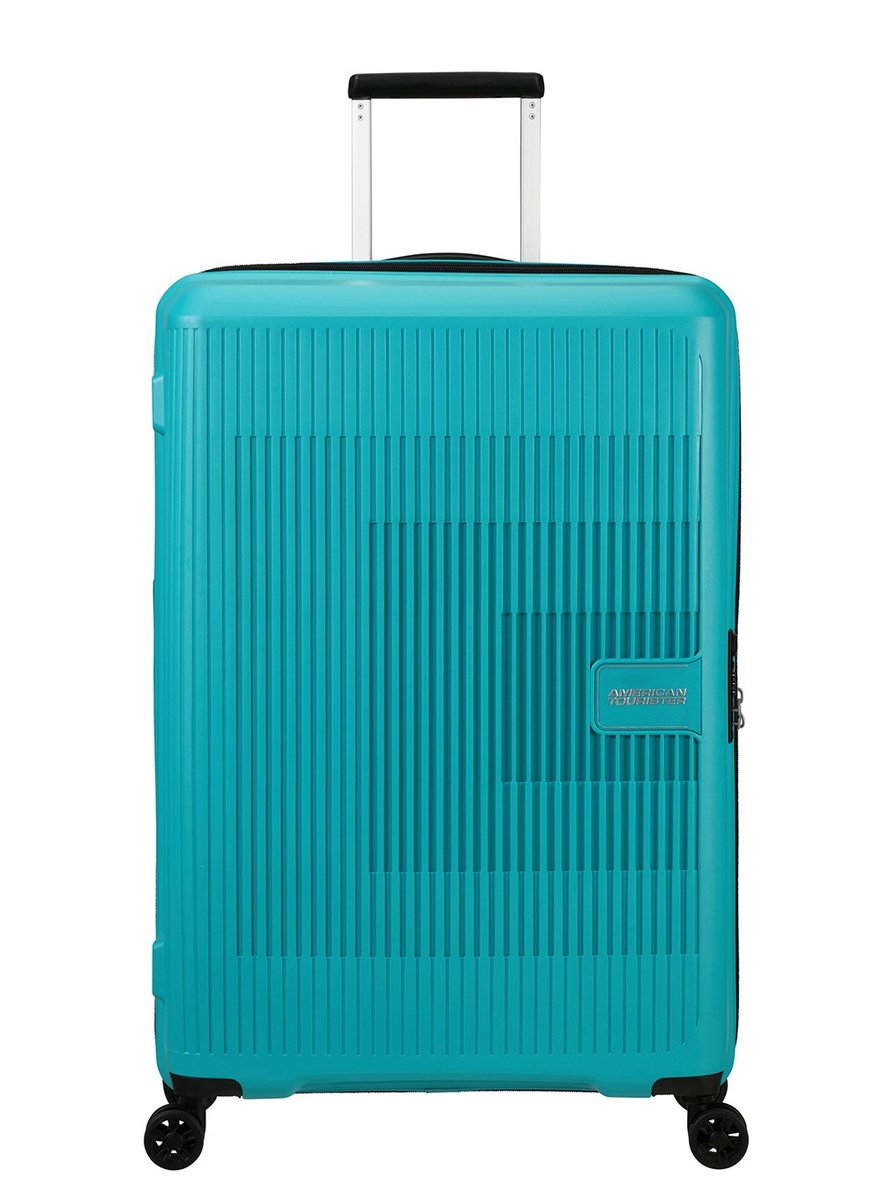 Walizka duża poszerzana American Tourister AeroStep - turqoise tonic