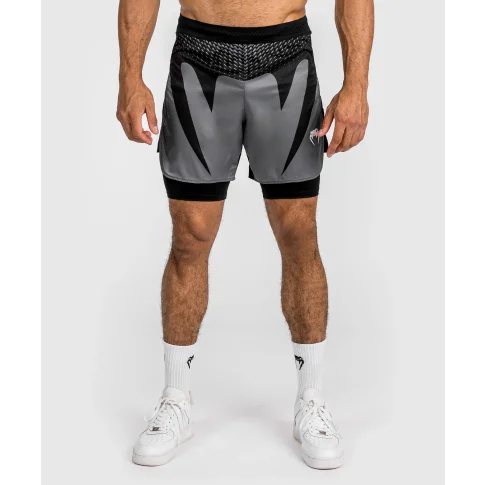 Venum Spodenki MMA Fightshorts Attack Black/Grey