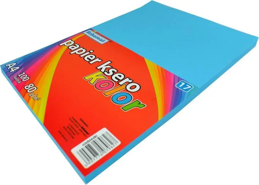 Papier ksero A4/100K niebieski - Schemat