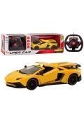 Samochód sportowy RC 1:12 żółty Leantoys
