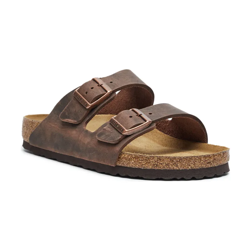 Birkenstock Skórzane klapki Arizona