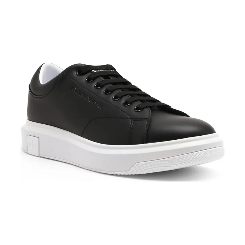 Armani Exchange Skórzane sneakersy ENGLISH