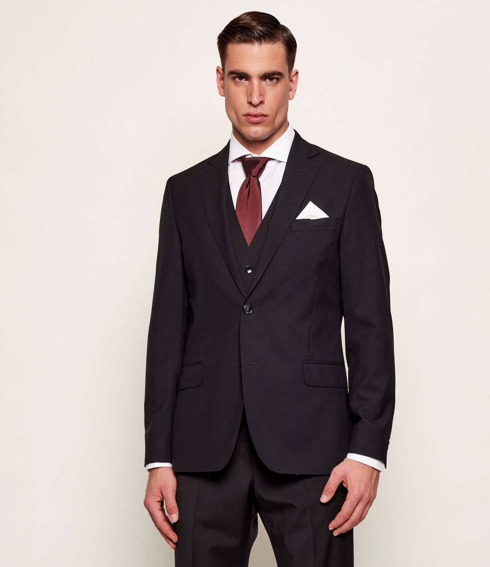 Oscar Jacobson Wełniana marynarka Edmund Slim Fit