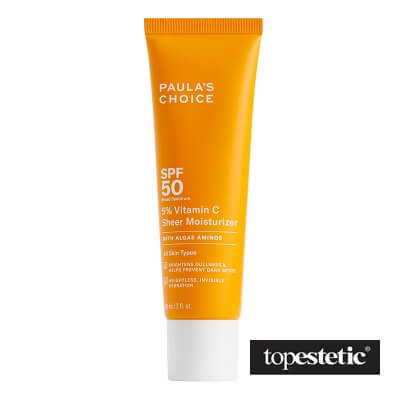 Paulas Choice 5% Vitamin C Sheer Moisturizer SPF 50 Krem nawilżający z 5% witaminą C SPF 50 60 ml
