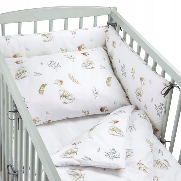 Pościel do łóżeczka 60x120 - zestaw 4 elementowy bawełna 100% Pepi