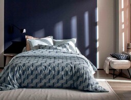 Blanc Des Vosges Poszewka perkalowa Tempo Marine